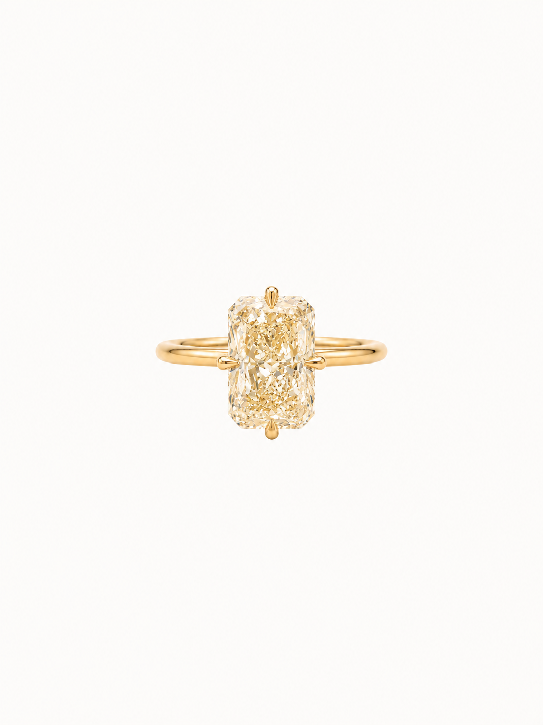 Cutaway Champagne Elongated Radiant