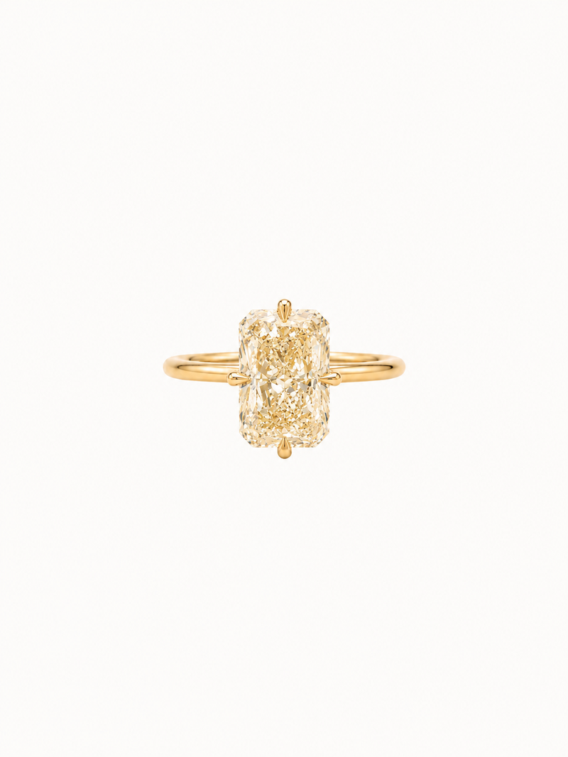 Cutaway Champagne Elongated Radiant