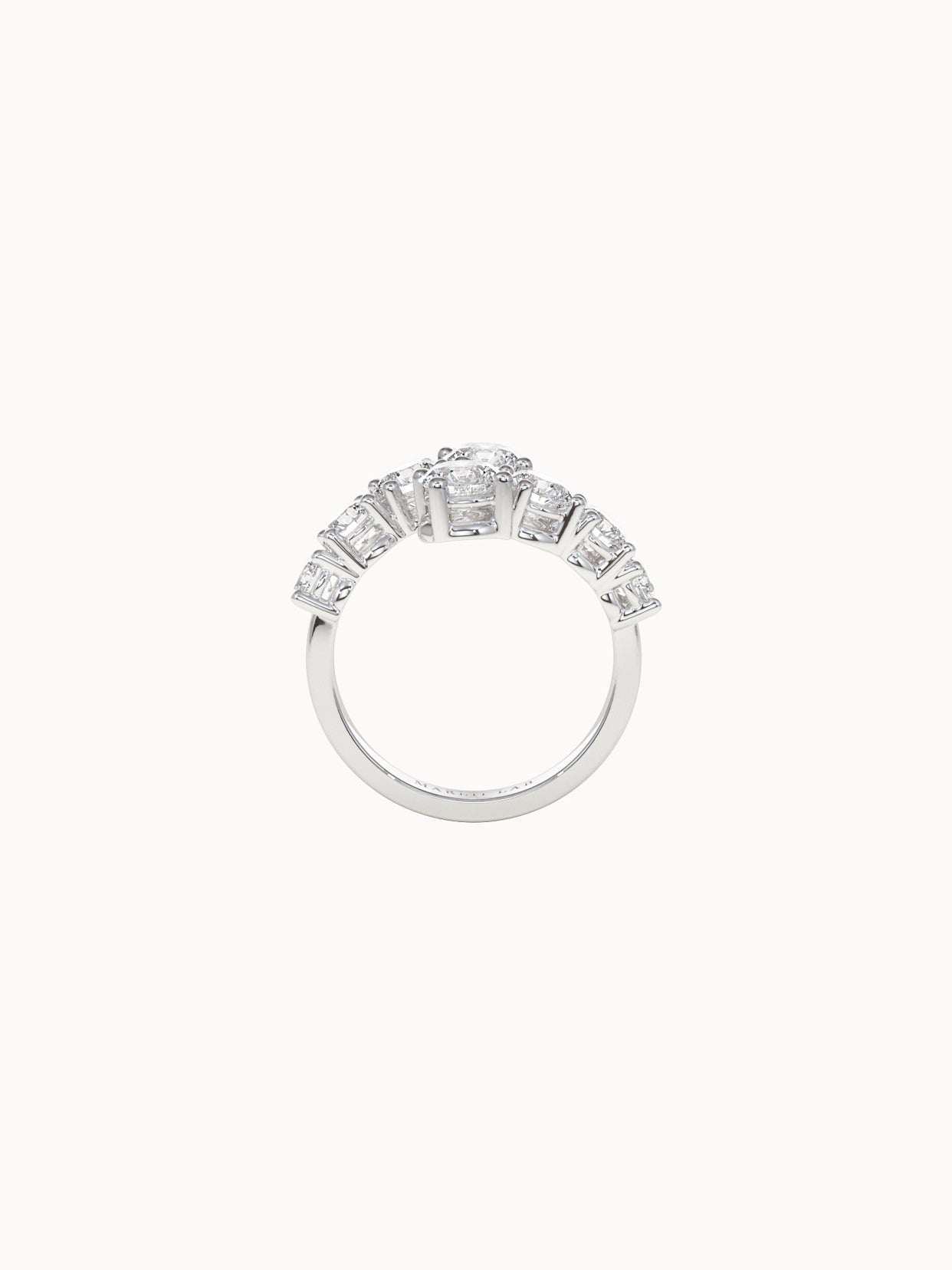 ELLI DIAMONDS Ring Basic Bandring Diamant (0.03 Ct.) 925 Silber " Günstig Online
