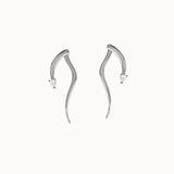 Gold-Snake-Earrings-White-Gold-MARLII-LAB