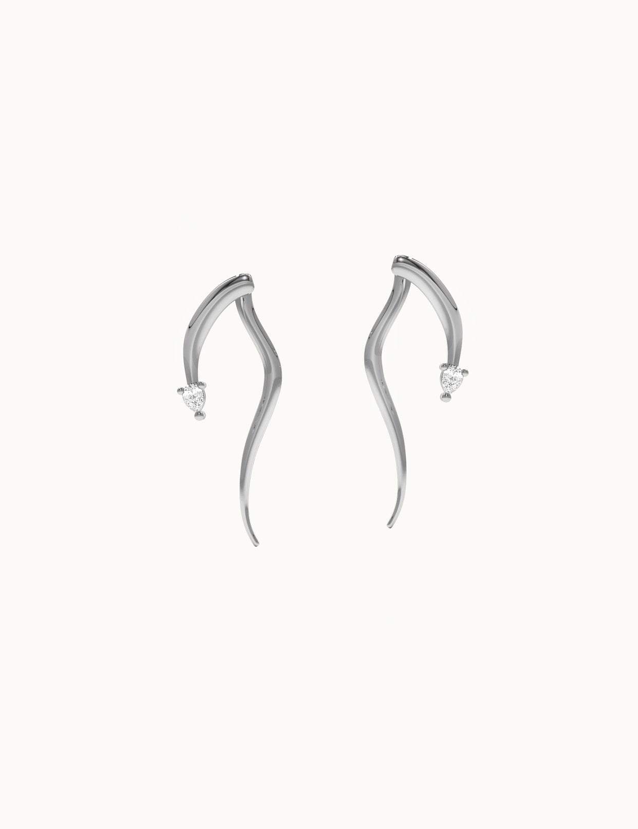 Gold-Snake-Earrings-White-Gold-MARLII-LAB