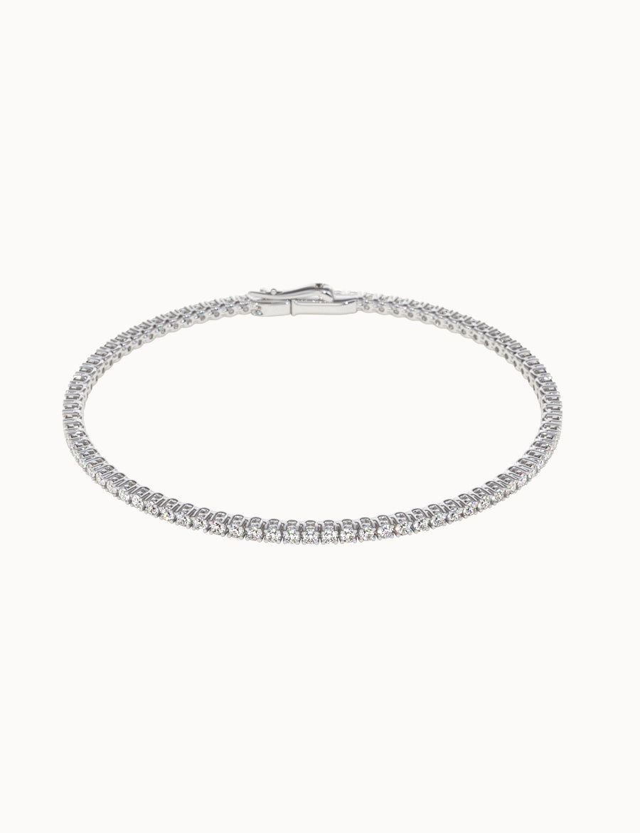 Round-Diamond-Tennis-Bracelet-White-Gold-2mm-MARLII-LAB