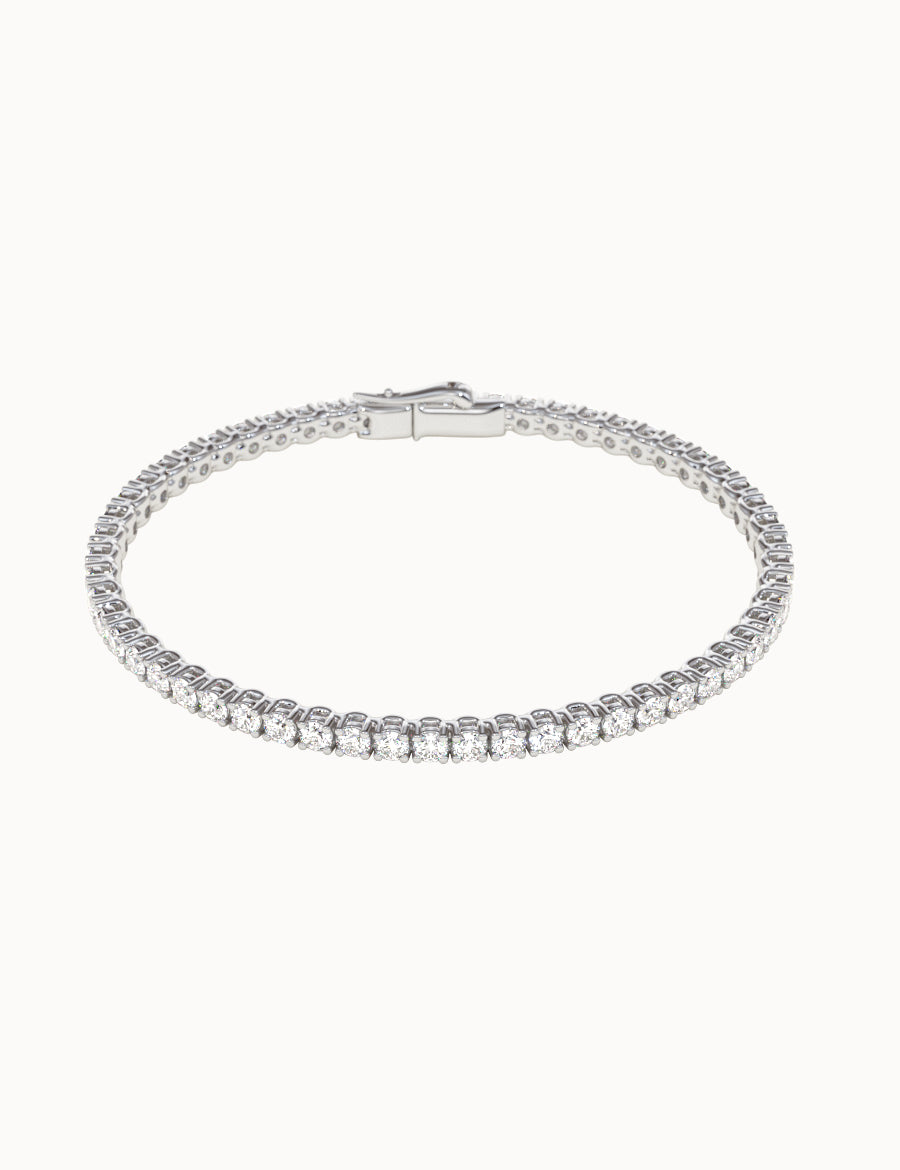 Round-Diamond-Tennis-Bracelet-White-Gold-3mm-MARLII-LAB