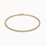 Round-Diamond-Tennis-Bracelet-Yellow-Gold-2mm-MARLII-LAB