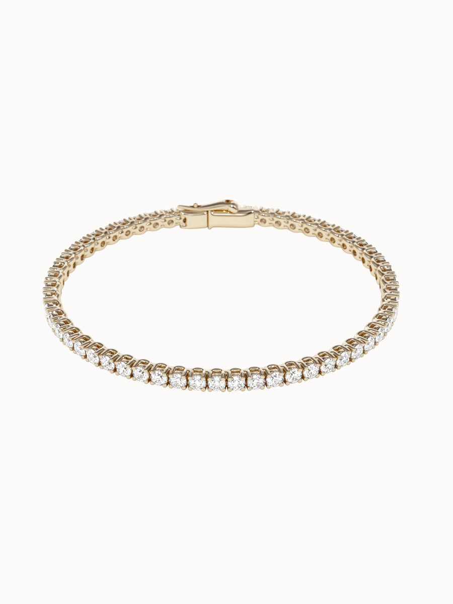 Round-Diamond-Tennis-Bracelet-Yellow-Gold-3mm-MARLII-LAB