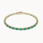 Emerald-Baguette-Cut-Tennis-Bracelet-Yellow-Gold-MARLII-LAB