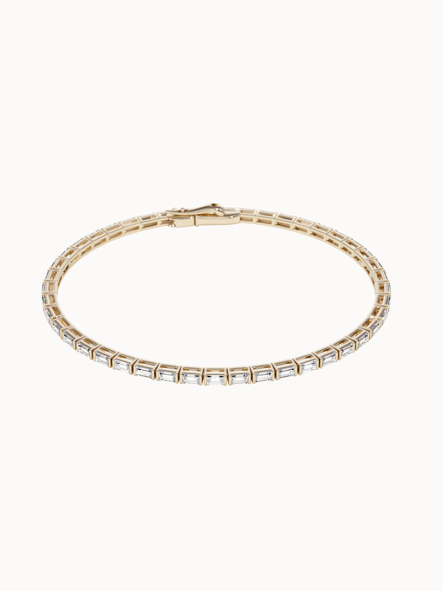 Baguette-Diamond-Tennis-Bracelet-Yellow-Gold-MARLII-LAB