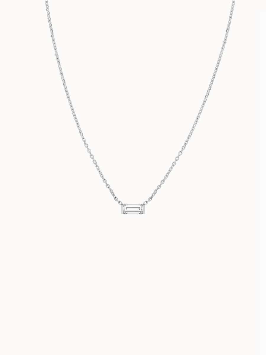 Baguette-Diamond-Pendant-White-Gold-MARLII-LAB