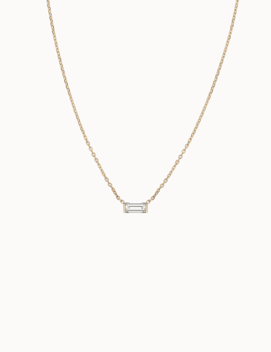 Baguette-Diamond-Pendant-Yellow-Gold-MARLII-LAB