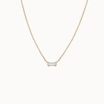 Baguette-Diamond-Pendant-Yellow-Gold-MARLII-LAB