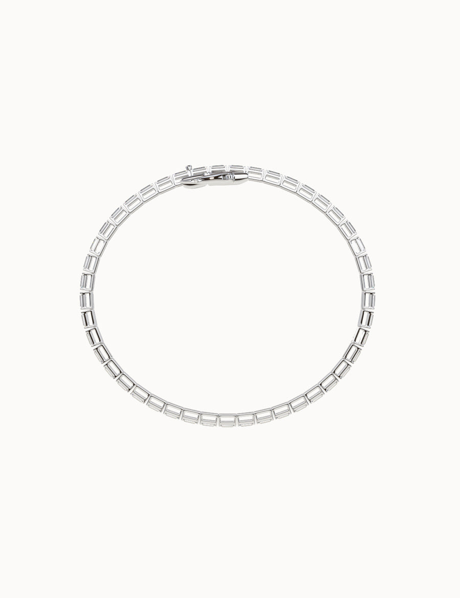Classic-Baguette-Diamond-Tennis-Bracelet-White-Gold-2x3-MARLII-LAB