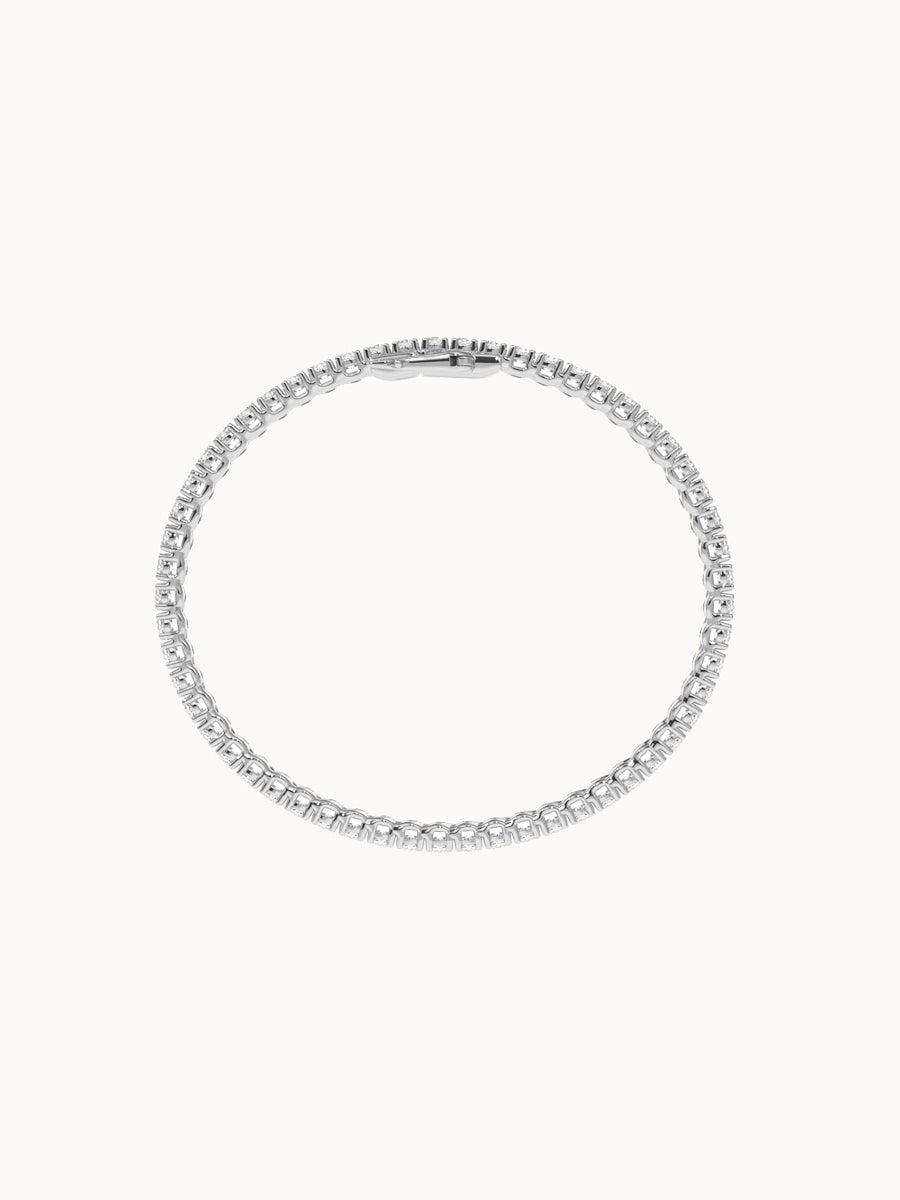 Classic-Round-Diamond-Tennis-Bracelet-White-Gold-3mm-MARLII-LAB