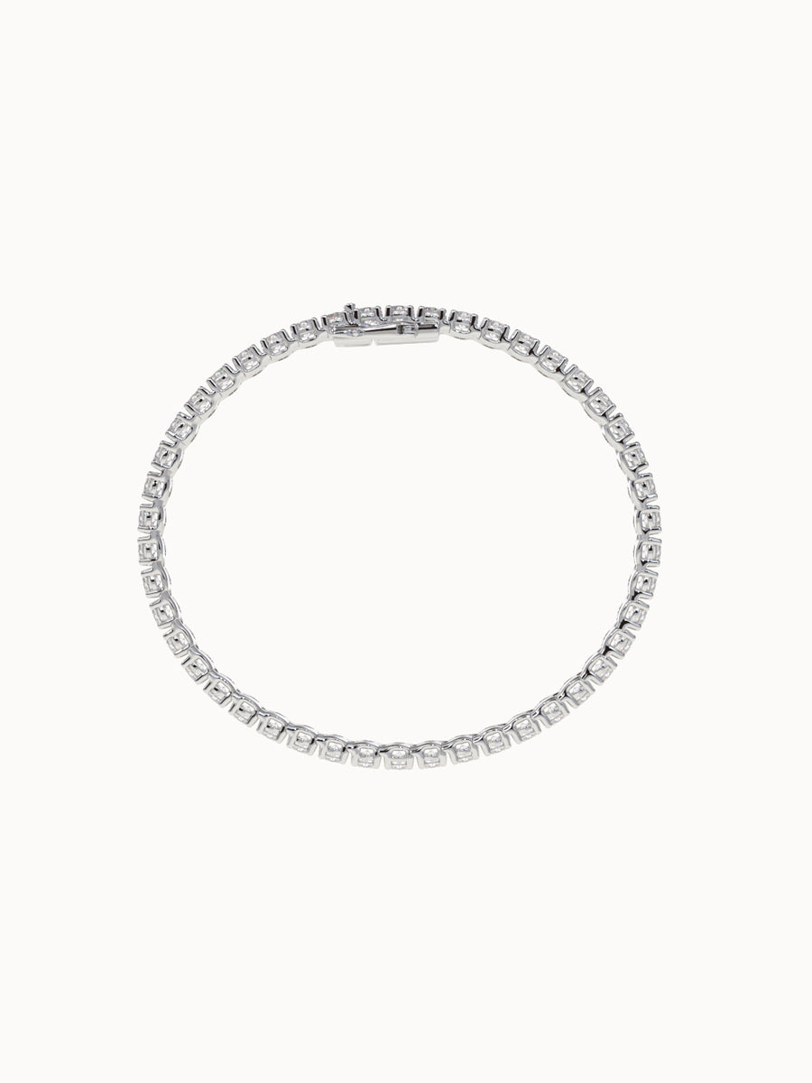 Classic-Round-Diamond-Tennis-Bracelet-White-Gold-4mm-MARLII-LAB