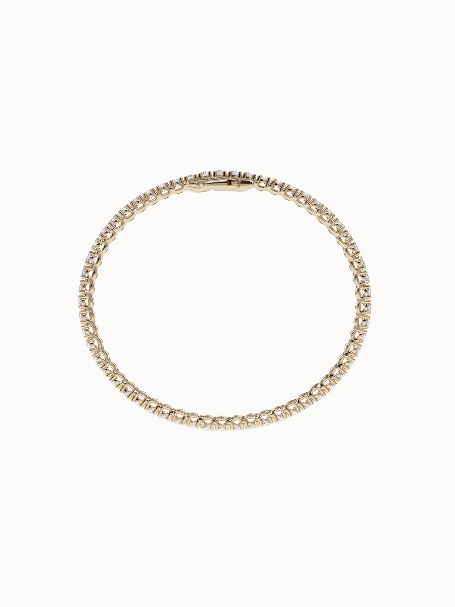 Round-Diamond-Tennis-Bracelet-Yellow-Gold-3mm-MARLII-LAB