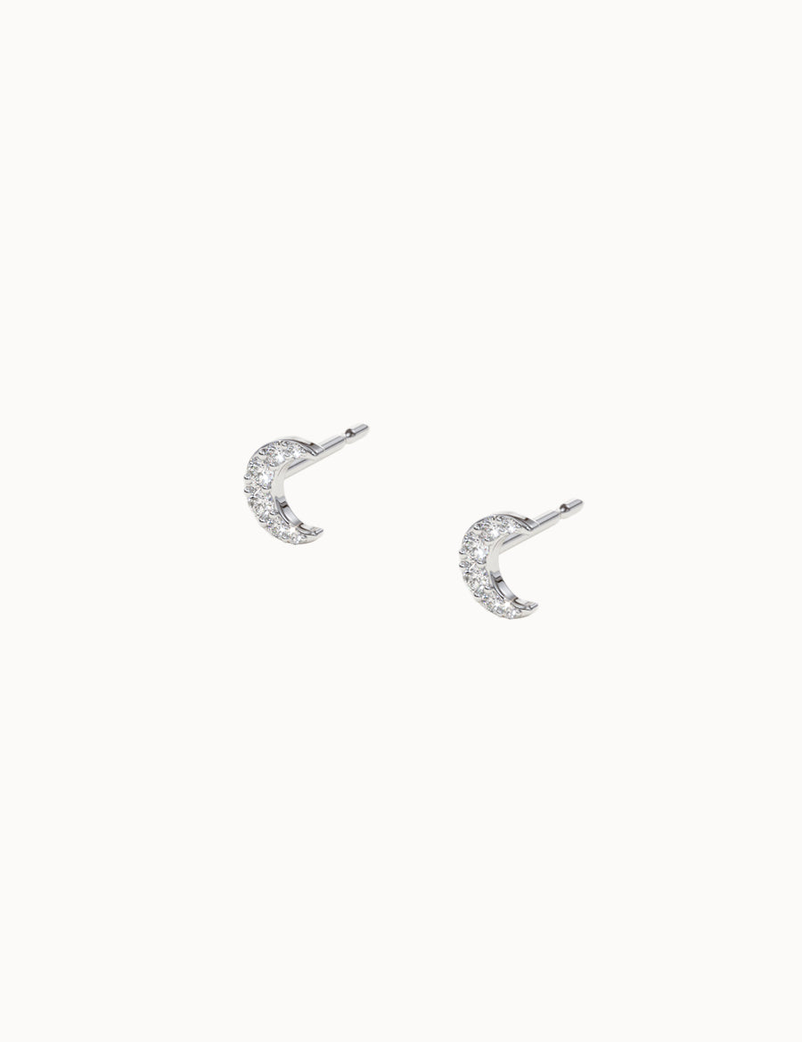 Crescent-Diamond-Studs-White-Gold-MARLII-LAB