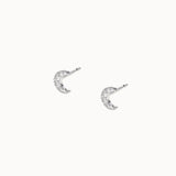 Crescent-Diamond-Studs-White-Gold-MARLII-LAB