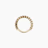 Fern Pear Wedding Ring