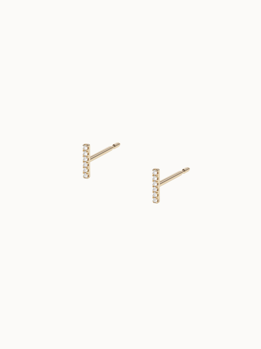  Diamond-Bar-Studs-Yellow-Gold-MARLII-LAB