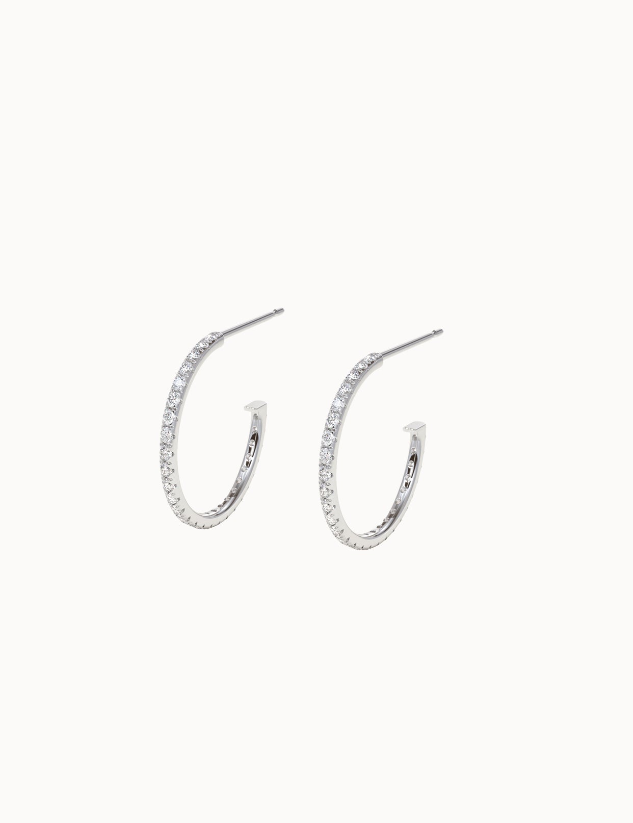 Diamond-Hoop-Earrings-White-Gold-MARLII-LAB