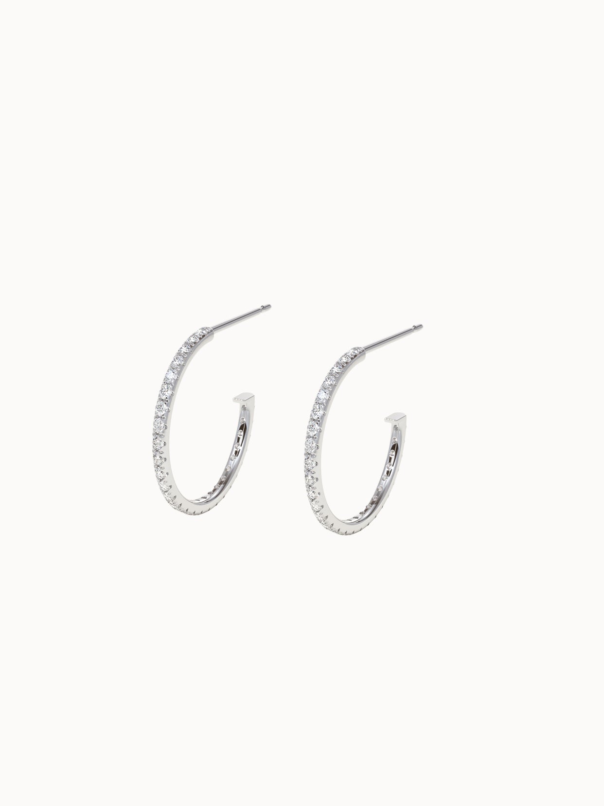 Diamond-Hoop-Earrings-White-Gold-MARLII-LAB