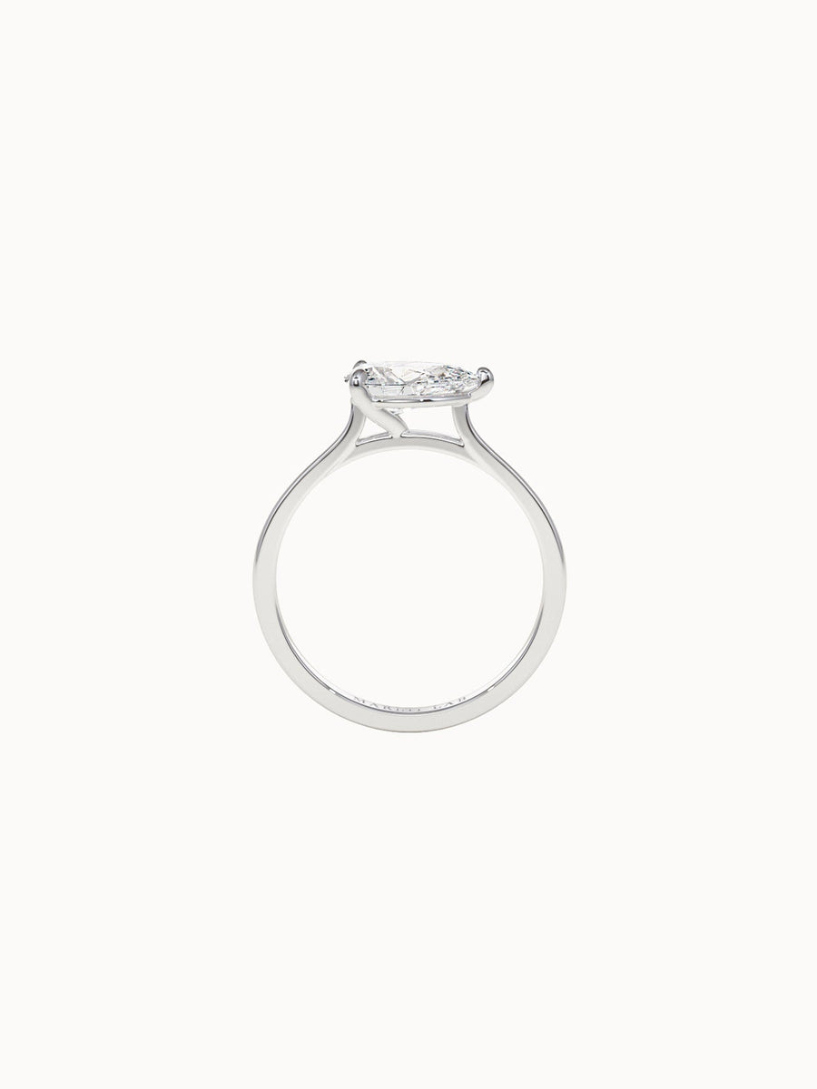 Horizontal-Pear-Cut-Diamond-Engagement-Ring-White-Gold-MARLII-LAB