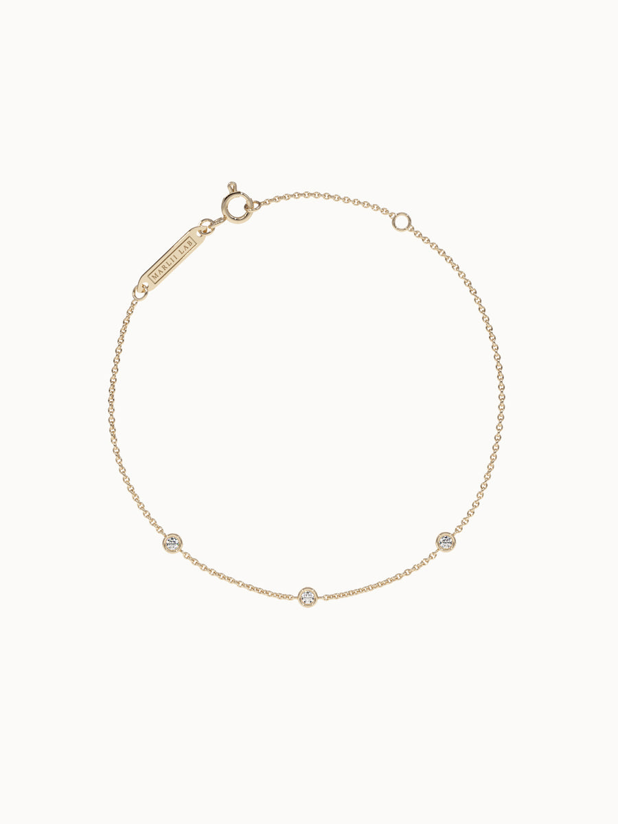 Iconic-Trio-Diamond-Bracelet-Yellow-Gold-MARLII-LAB