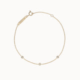 Iconic-Trio-Diamond-Bracelet-Yellow-Gold-MARLII-LAB