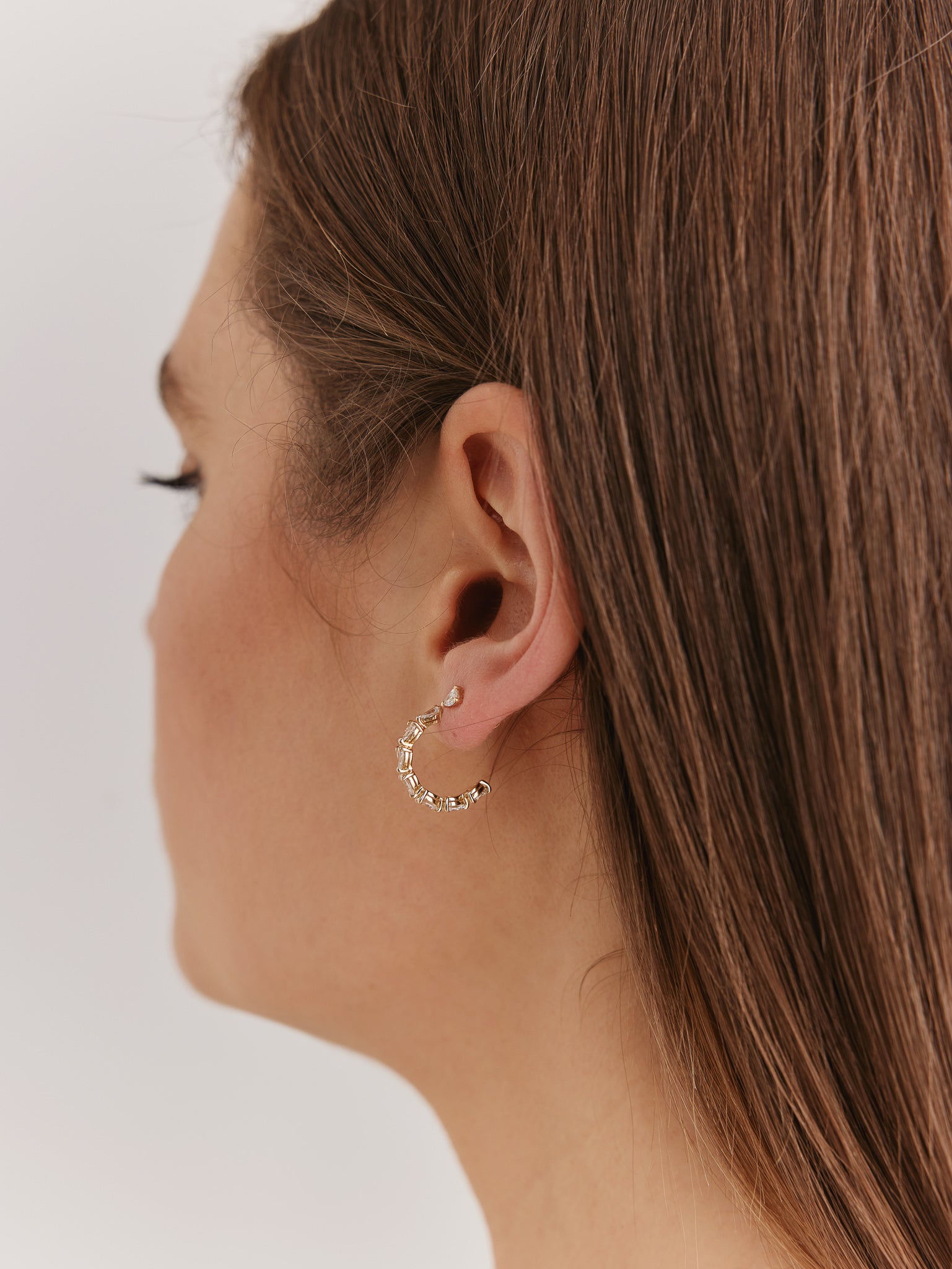 Pear-Cut-Diamond-Hoops-Yellow-Gold-MARLII-LAB