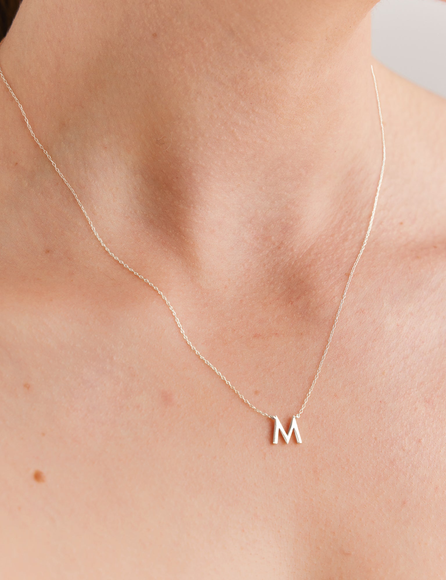 Fine-Gold-Letter-Necklace-White-Gold-MARLII-LAB