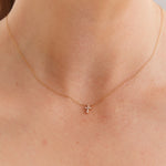 Diamond-Cross-Necklace-Yellow-Gold-MARLII-LAB