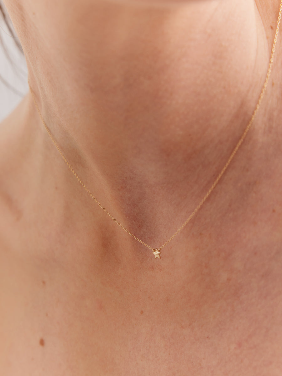 Solid-Gold-Star-Necklace-Yellow-Gold-MARLII-LAB
