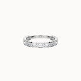 Oasis Emerald Wedding Ring