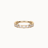 Oasis Emerald Wedding Ring