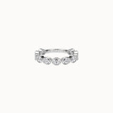 Oasis Oval Wedding Ring