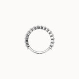 Fern Pear Wedding Ring