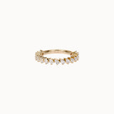 Fern Pear Wedding Ring