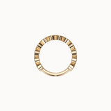Oasis Round Wedding Ring