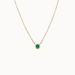 Fine-Birthstone-Bezel-Necklace-Yellow-Gold-MARLII-LAB