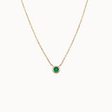Fine-Birthstone-Bezel-Necklace-Yellow-Gold-MARLII-LAB
