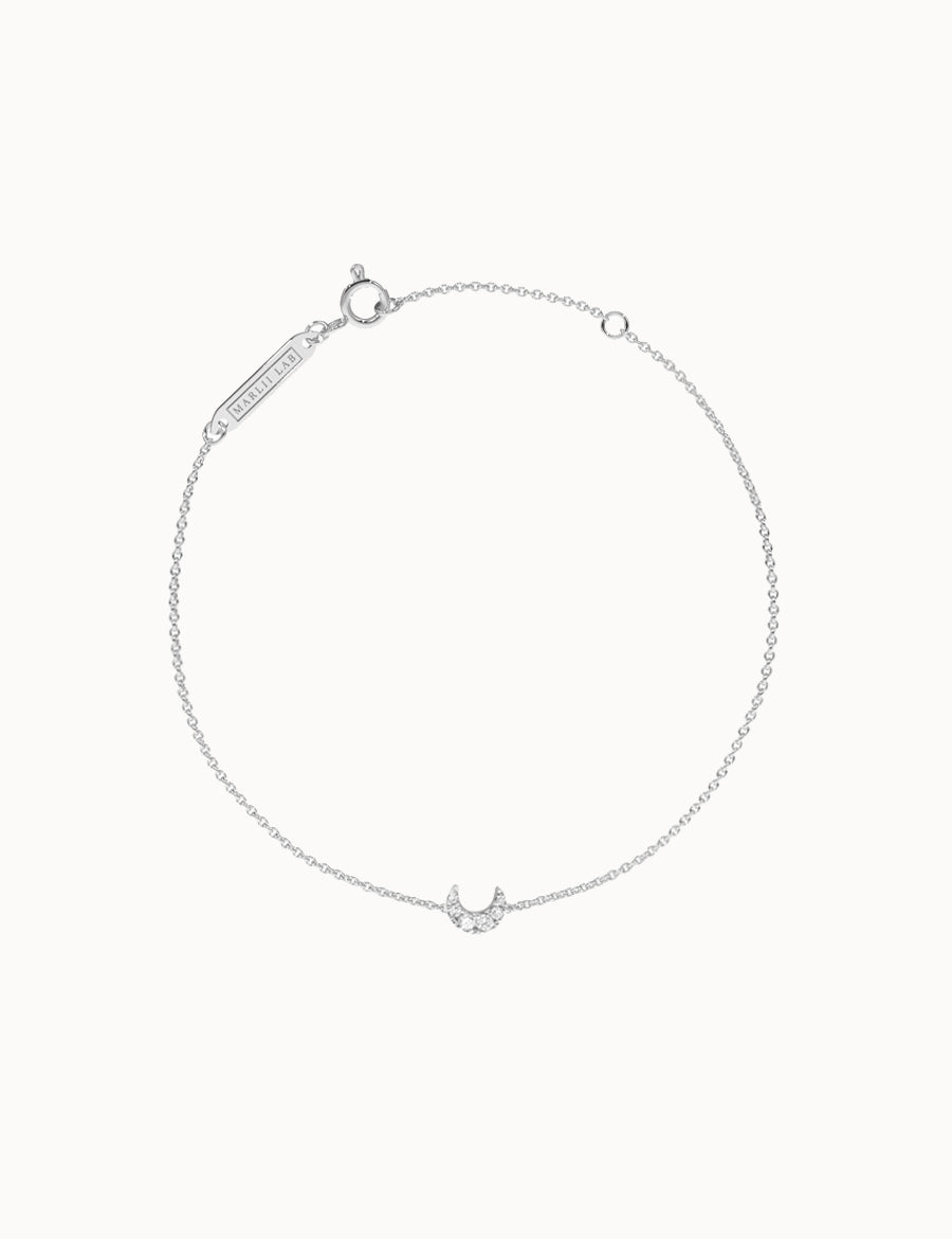 Diamond-Crescent-Bracelet-White-Gold-MARLII-LAB