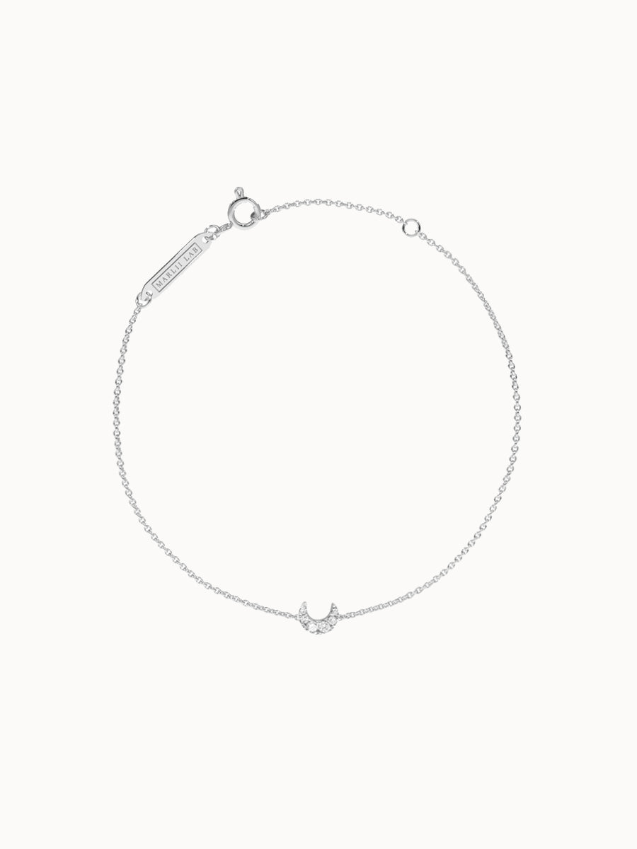 Diamond-Crescent-Bracelet-White-Gold-MARLII-LAB