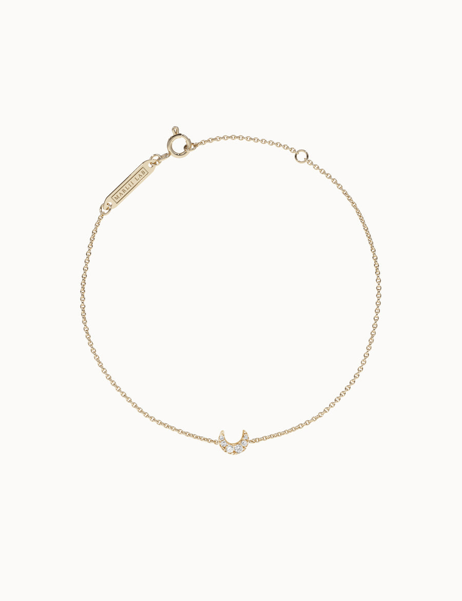 Diamond-Crescent-Bracelet-Yellow-Gold-MARLII-LAB