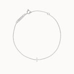 Cross-Diamond-Bracelet-White-Gold-MARLII-LAB