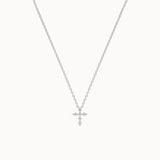 Diamond-Cross-Necklace-White-Gold-MARLII-LAB