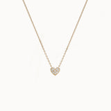 Pavé-Heart-Diamond-Necklace-Yellow-Gold-MARLII-LAB