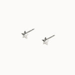 Solid-Gold-Star-Studs-White-Gold-MARLII-LAB