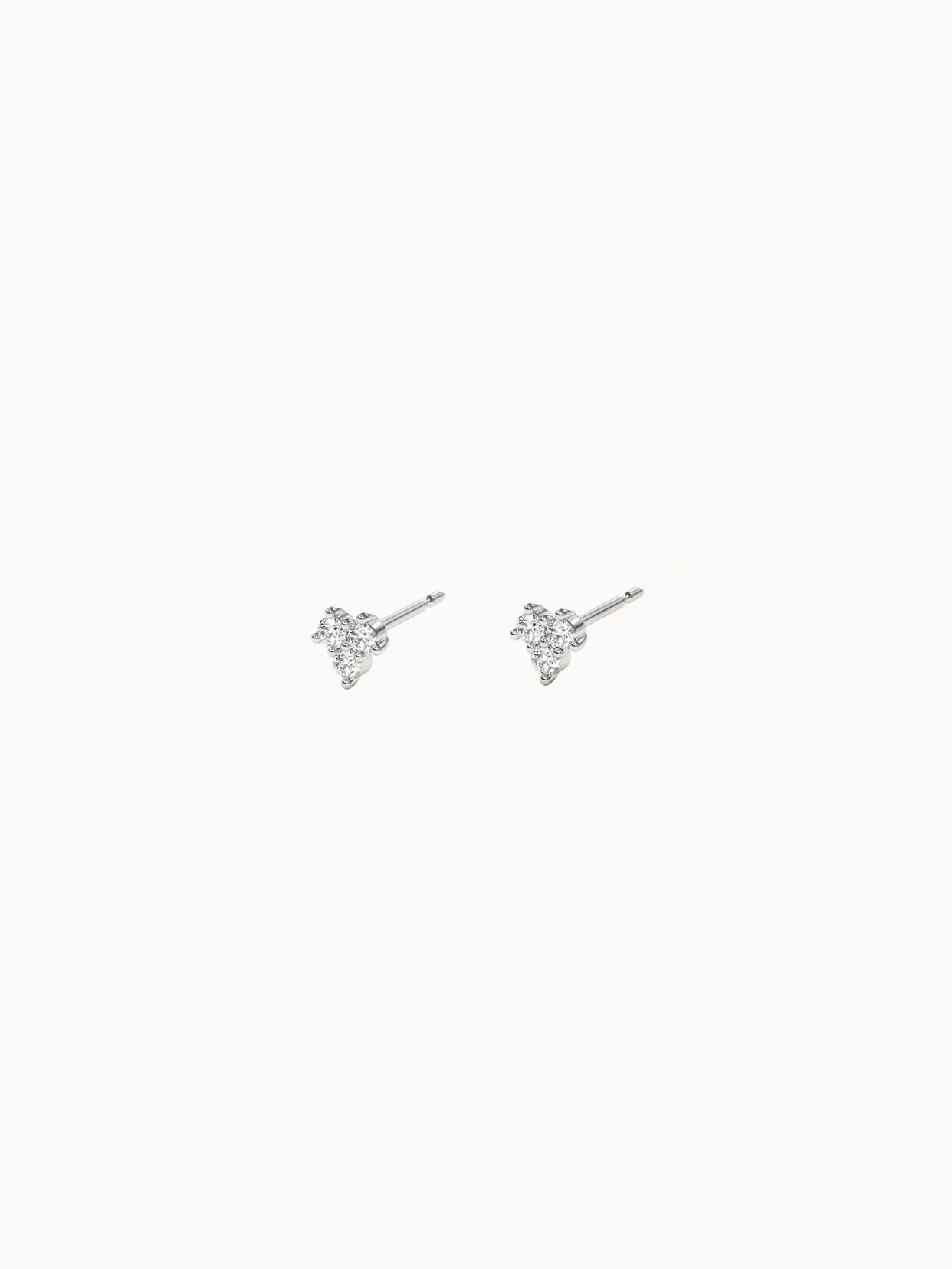 Diamond-Cluster-Studs-White-Gold-MARLII-LAB