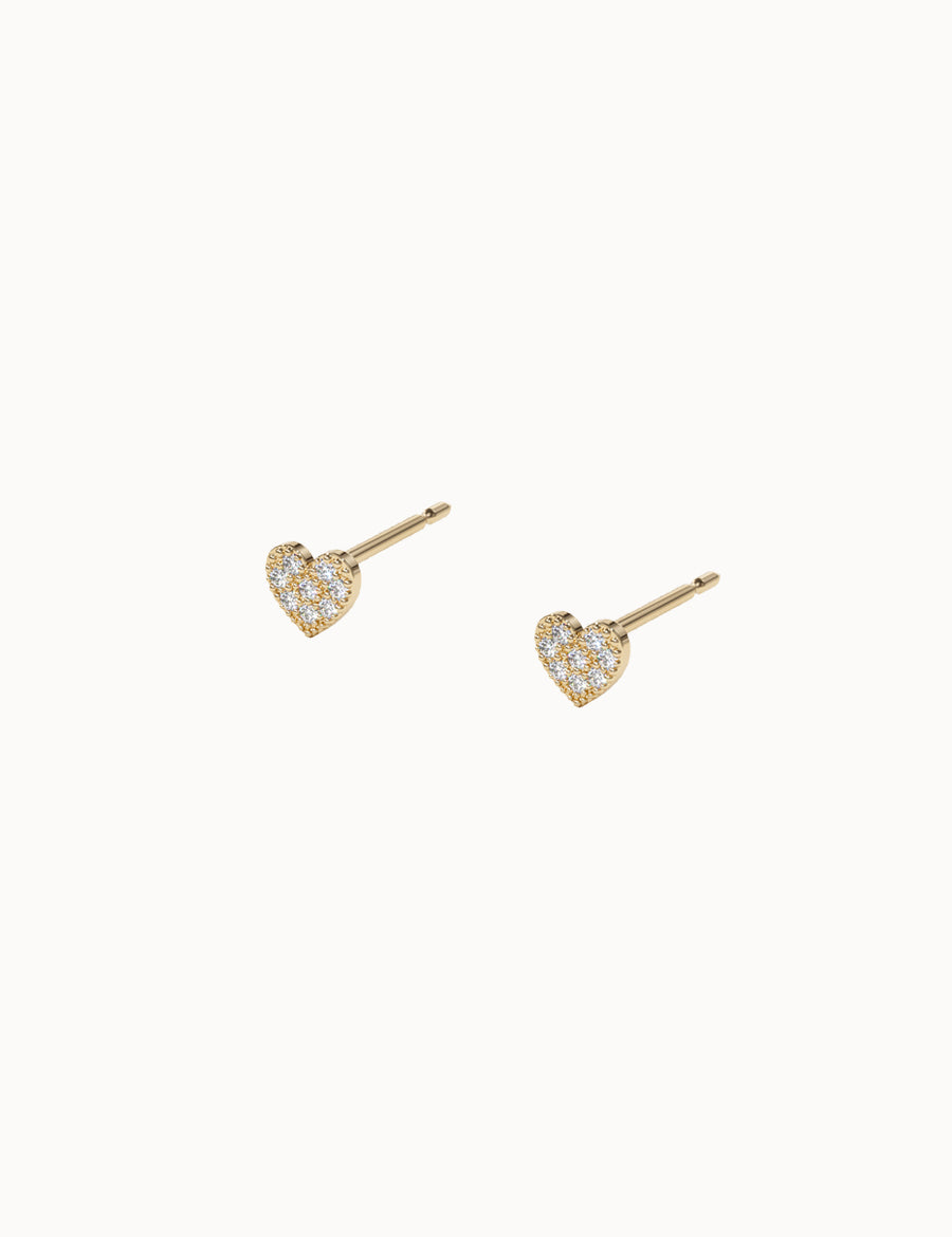 Heart-Pavé-Studs-Yellow-Gold-MARLII-LAB