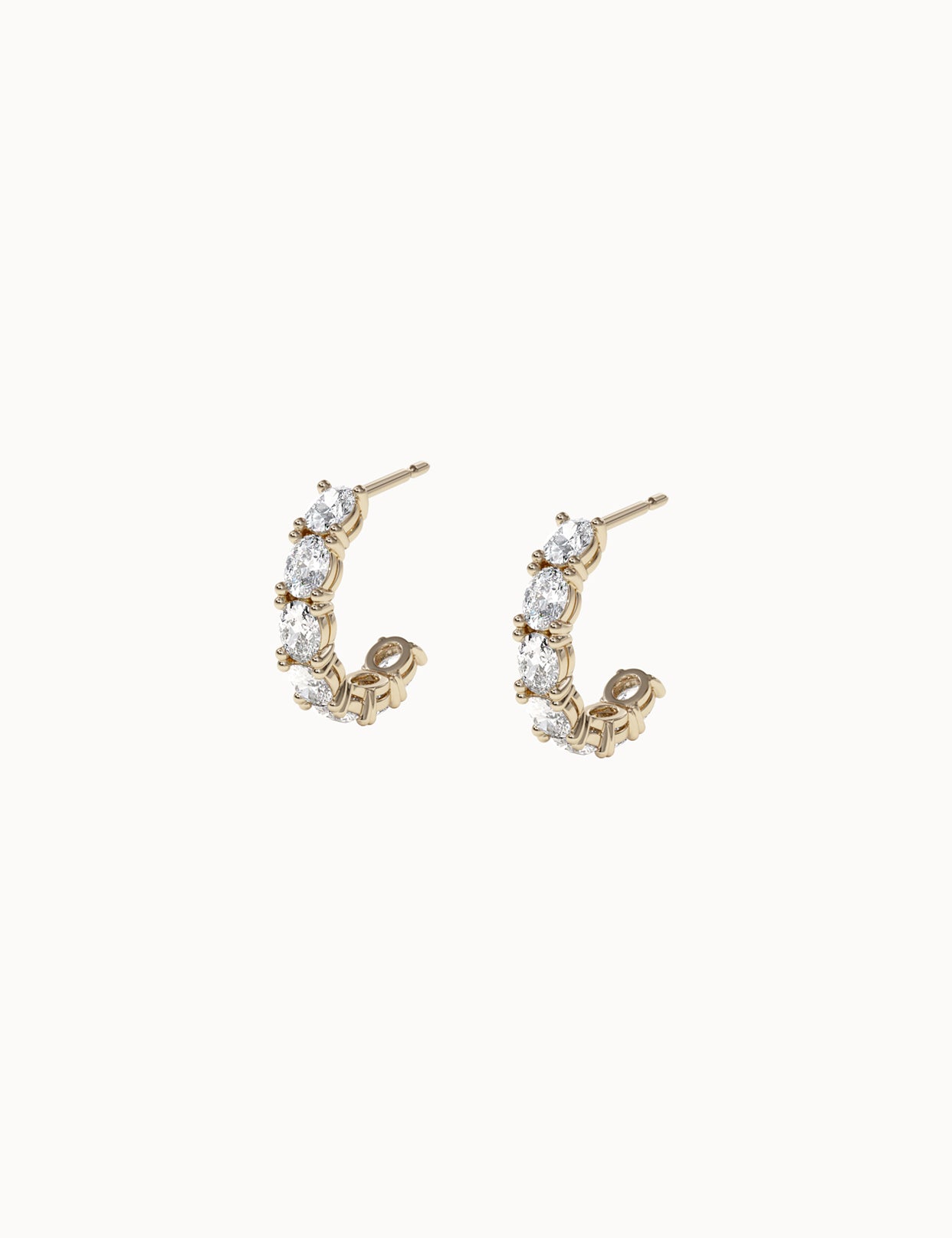 Oval-Cut-Diamond-Hoops-Yellow-Gold-MARLII-LAB