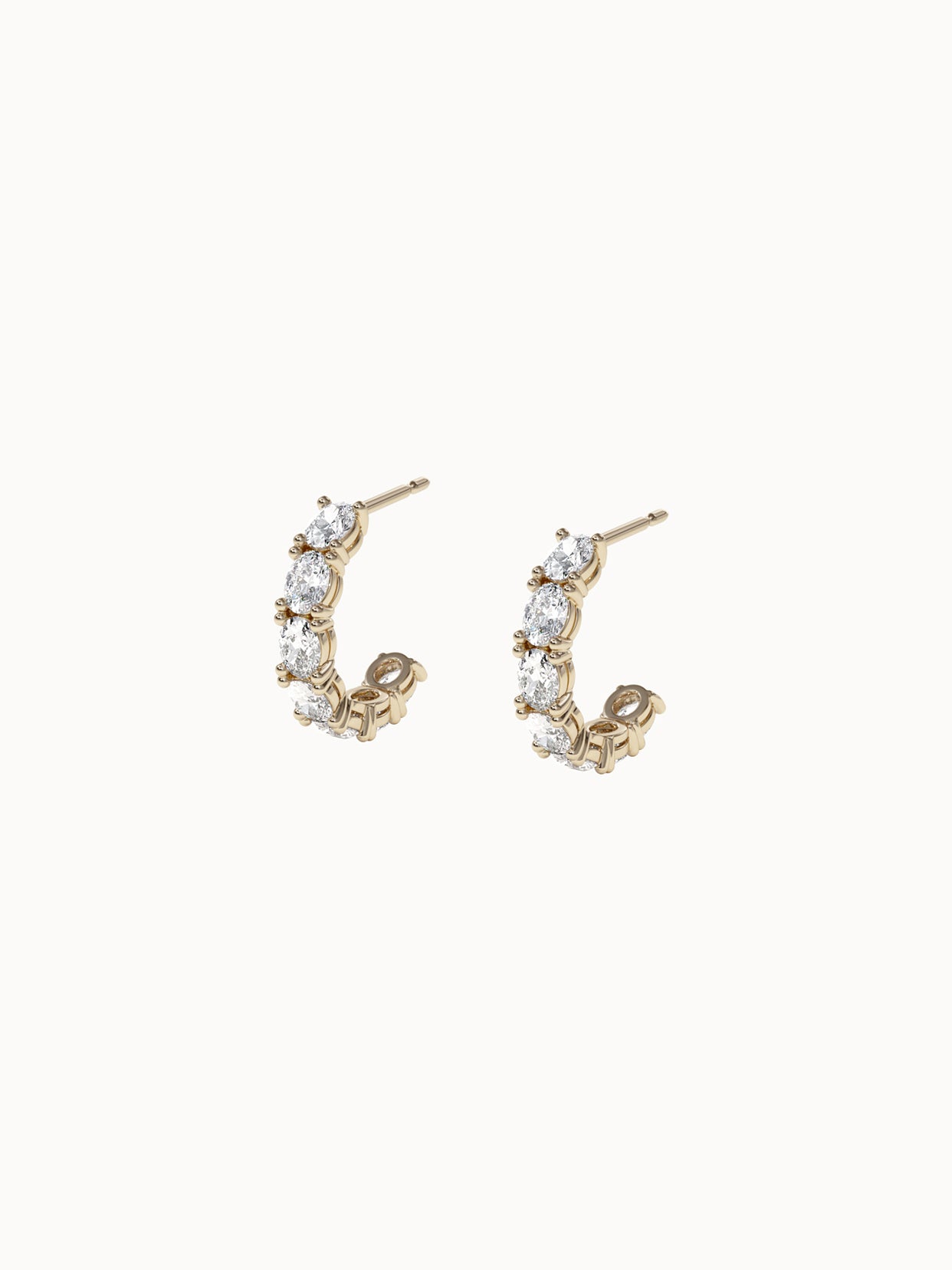 Oval-Cut-Diamond-Hoops-Yellow-Gold-MARLII-LAB